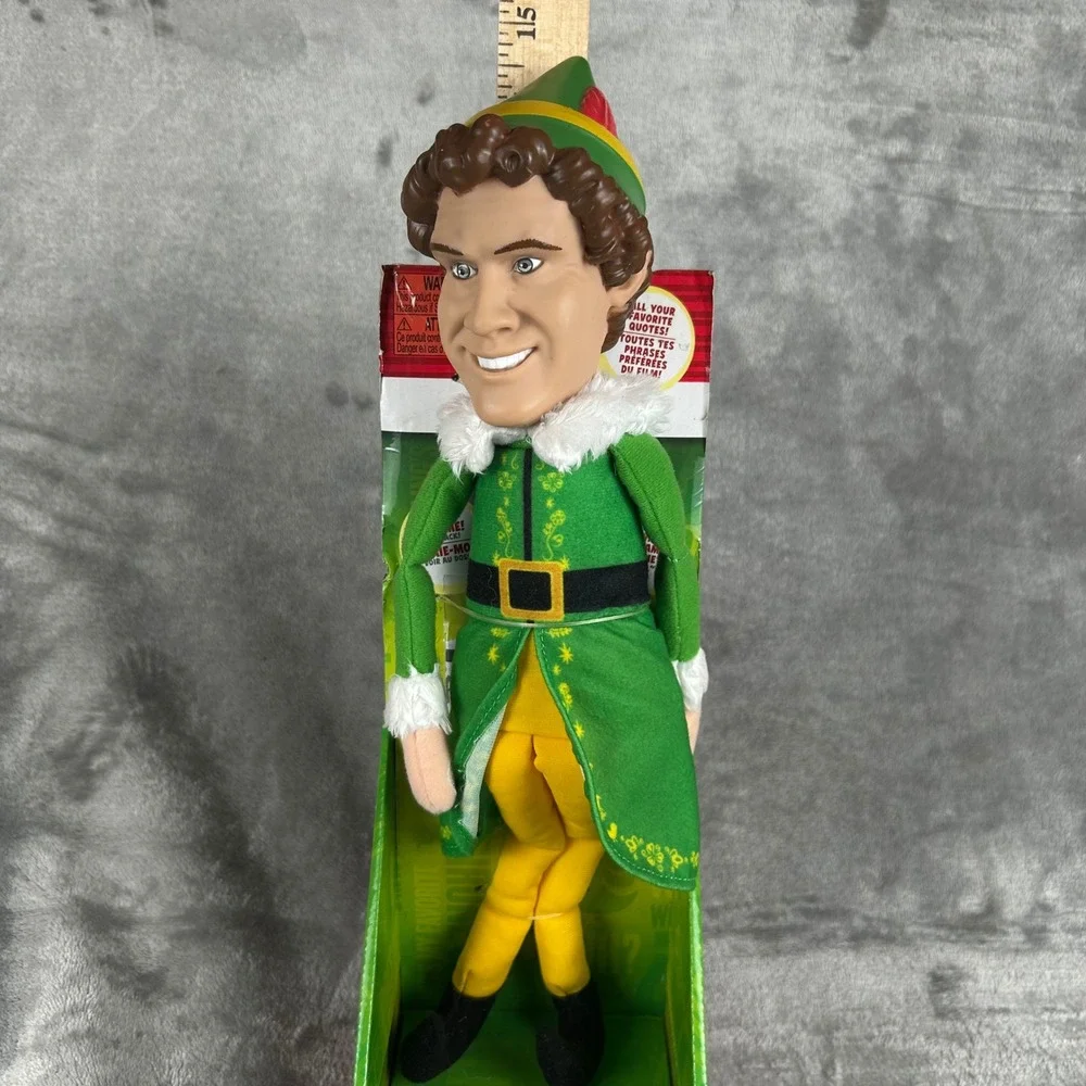 Elf Movie Buddy the Elf Talking Plush Jakks Pacific 12 Inch Will Ferrell Figure